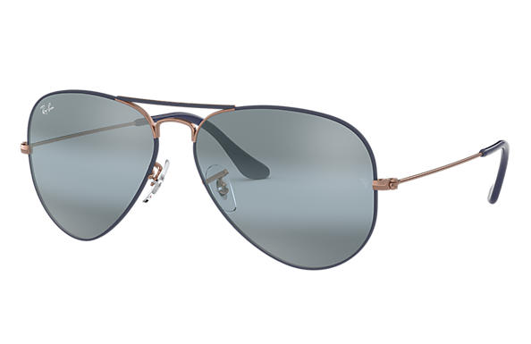ray ban mirrored aviators