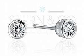 עגילי כפתור 925 עגילי כפתור 925