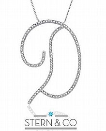 שרשרת A,B,C - אות D כסף משובץ זירקונים שרשרת A,B,C - אות D כסף משובץ זירקונים