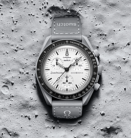 ���� �� ���� Omega X Swatch Speedmaster's space flight qualification in 1965