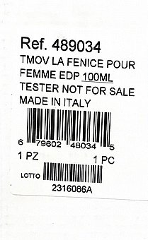 Tester The Merchant Of Venice La Fenice EDP 100ML ���� �� ���� ��� 100 �"�