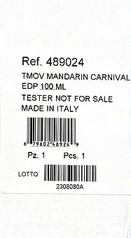  Tester The Merchant Of Venice Mandarin Carnival EDP For Women 100ML ���� ������ ������ ��� ����� 100 �"�	