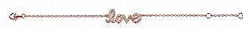 צמיד LOVE זהב אדום 9NB-0223 צמיד LOVE זהב אדום 9NB-0223