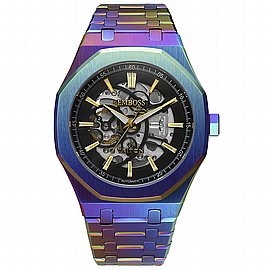 שעון אוטומטי RAINBOW מדגם EMTRMUKEYMK000 TRITON EMBOSS שעון אוטומטי RAINBOW מדגם EMTRMUKEYMK000 TRITON EMBOSS