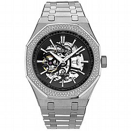 שעון אוטומטי יהלומים מדגם EMTRMUSSBMS160 TRITON EMBOSS שעון אוטומטי יהלומים מדגם EMTRMUSSBMS160 TRITON EMBOSS