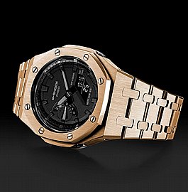 G-SHOCK MOD GLD/BLK GA-2100VB 