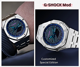 G-SHOCK MOD GLD/BLK GA-2100-1 A1 