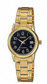 שעוני קסיו לאישה Casio LTP-V002G-1B שעוני קסיו לאישה Casio LTP-V002G-1B