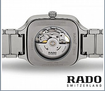 ���� ������� ���� ����  True Square Automatic Open Heart R27083202 RADO 