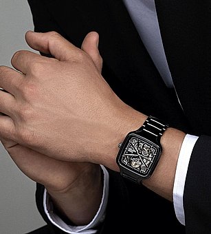 ���� ������� ���� ����  True Square Automatic Open Heart R27086152 RADO 