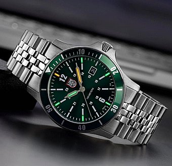 LUMINOX Sport Timer Stainless Steel Green